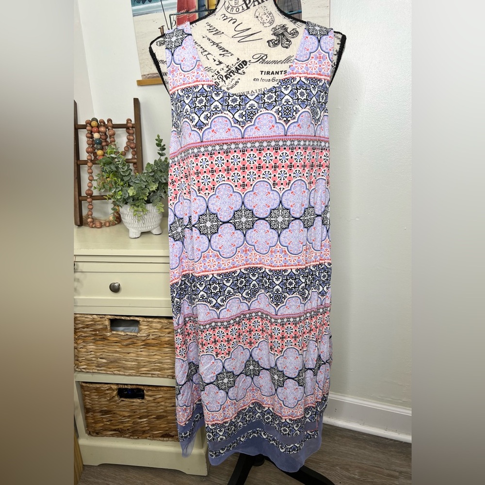 Ellen Tracy Keyhole Back Nightgown